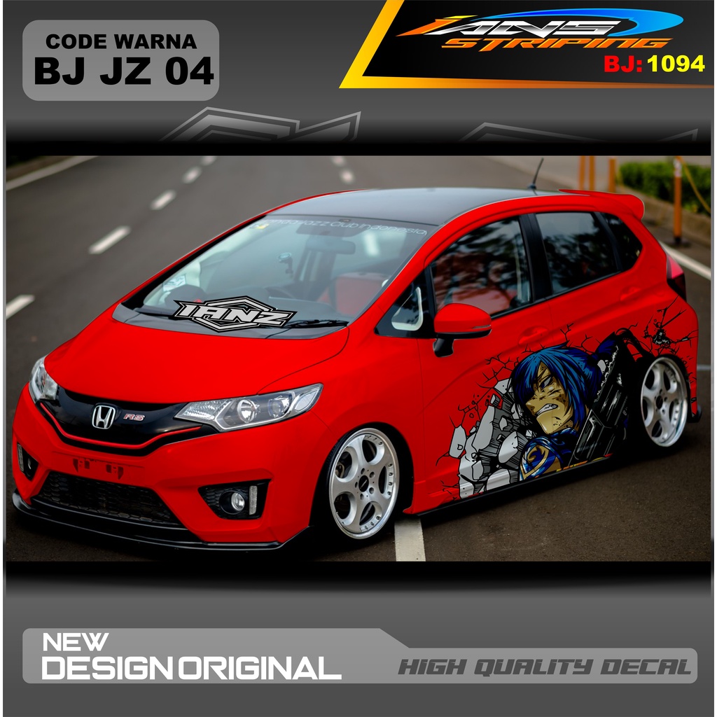 STICKER MOBIL JAZZ / STIKER MOBIL BRIO / DECAL STIKER MOBIL SWIFT / STIKER MOBIL TOYOTA / DECAL STICKER MOBIL / STIKER YARIS AYLA