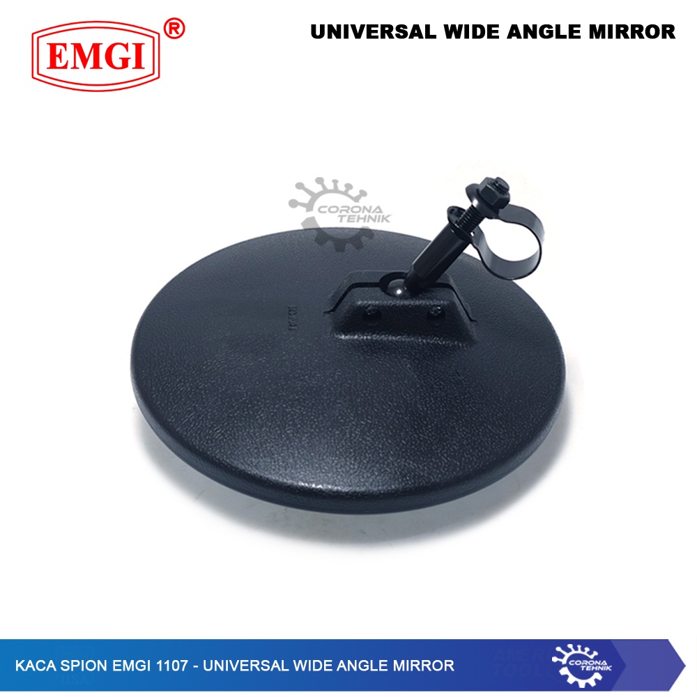 EMGI 1107 - Kaca Spion - Universal Wide Angle Mirror - Cembung - 7 Inch