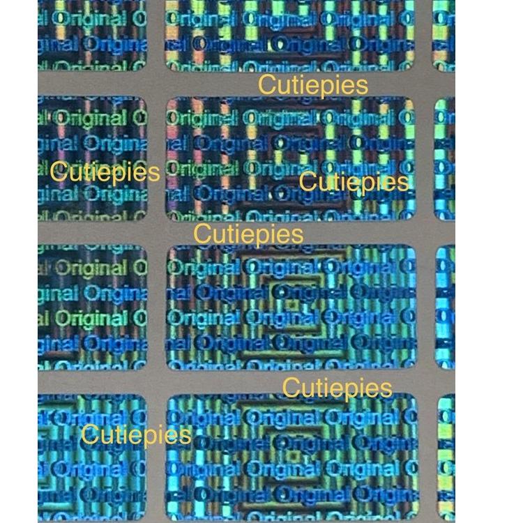 

Harga TERMURAAH.. HOLOGRAM STIKER SEGEL ORIGINAL BIRU 2x1cm (harga per 5 Lembar)