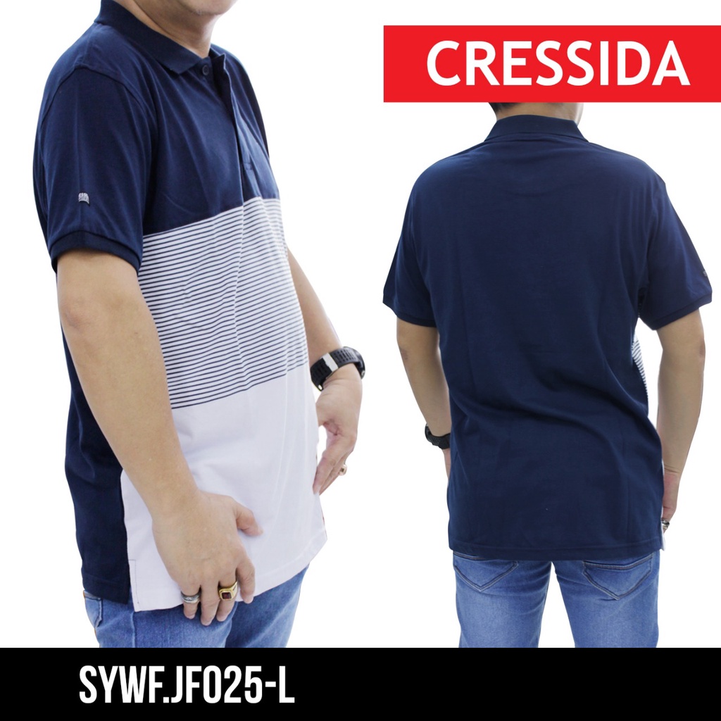 gof KPC CRESSIDA KAOS POLO KERAH Cowok Pakaian Pria Baju Berkerah