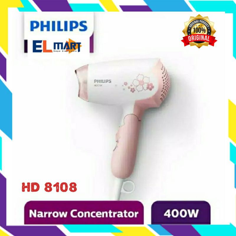 Philips hairdryer drycare HP8108 - HP 8108 pengering rambut