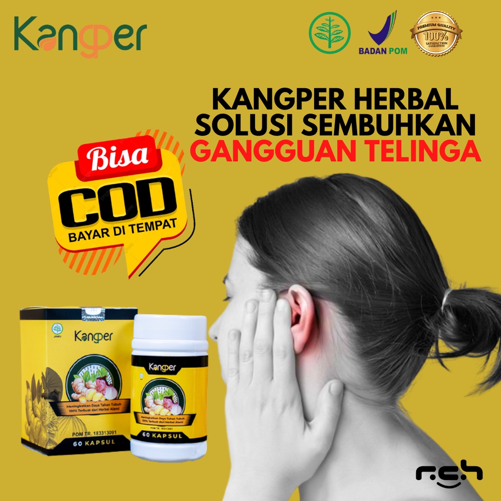 Kangper obat telinga Berdengung Bernanah Berair Tersumbat congek herbal asli bpom