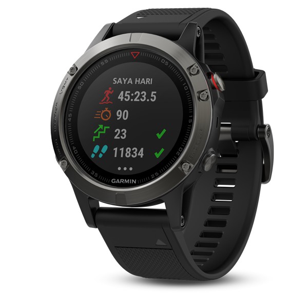 Garmin Fenix 5x Sapphire Slate Gray GPS Watch SEA