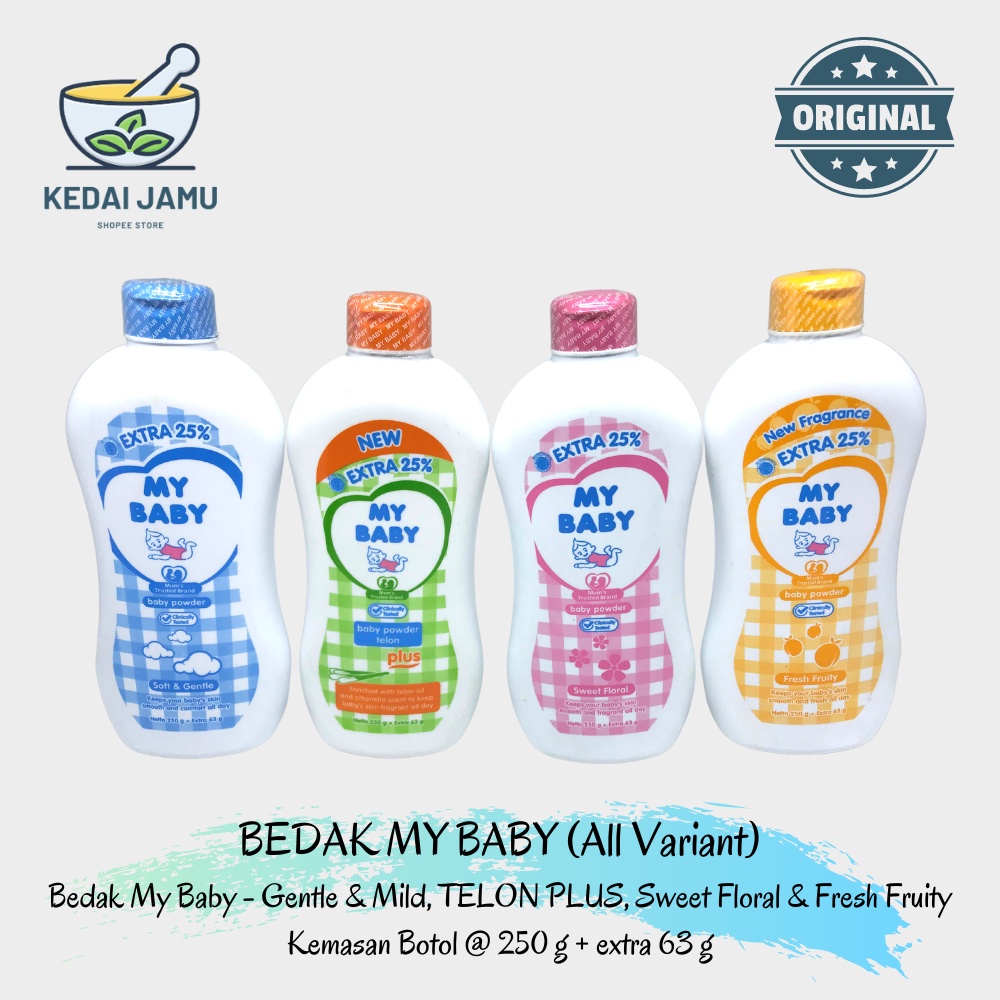 My Baby Powder Bedak Bayi 250 gram + Extra 25%