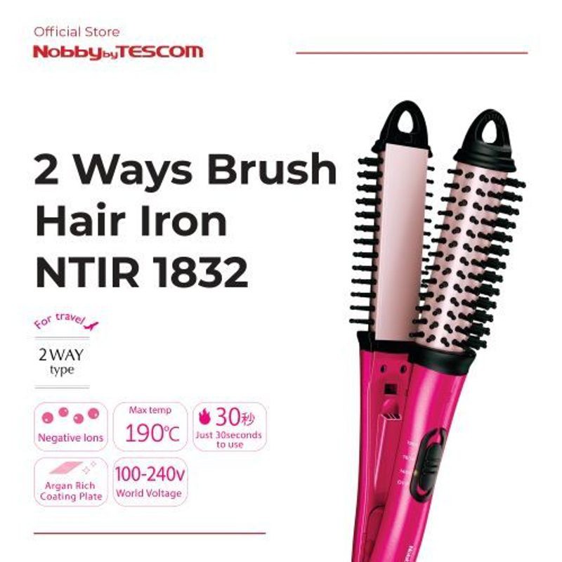 Jual Tescom Catokan Sisir Negative Ions Ways Hair Ntir Shopee Indonesia