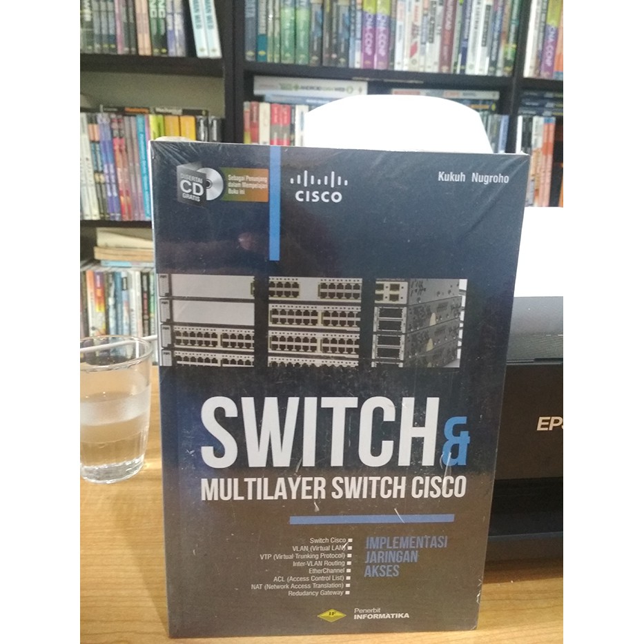 Buku Original SWITCH & MULTILAYER SWITCH CISCO + CD