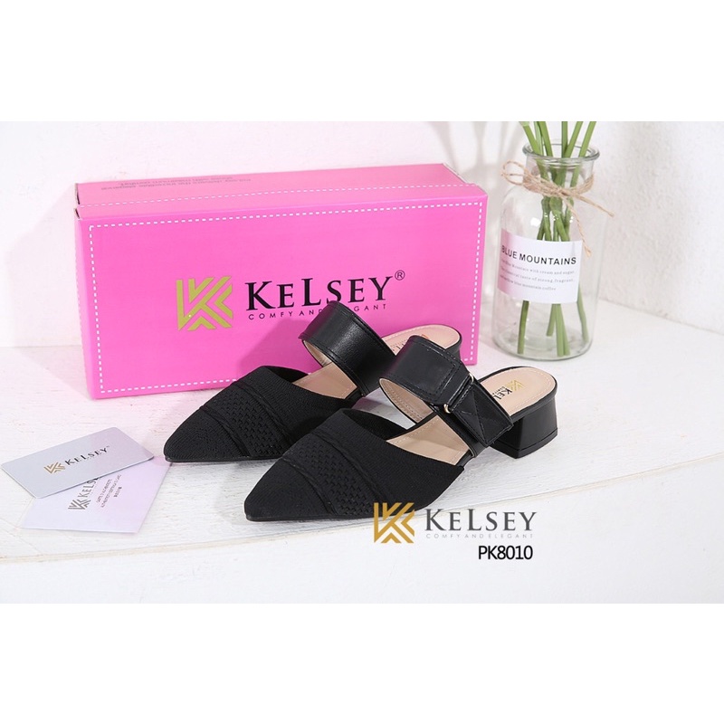 Kelsey Sandal Hak Tahu 4cm Wanita / Sandal Heels Wanita PK8010