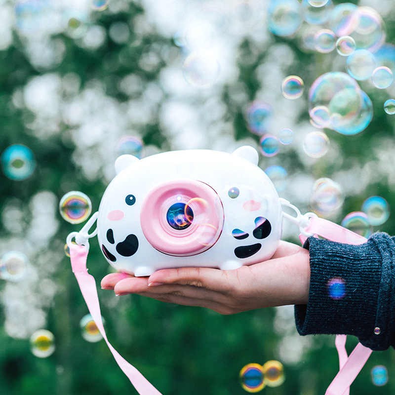 Mainan Anak Bubble Camera Bubble Gun Kamera Mainan Gelembung Anak