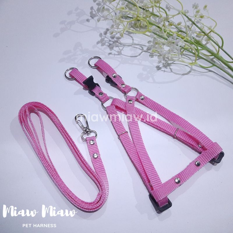 Tali Tuntun Kucing Pet Harness by Miaw Miaw