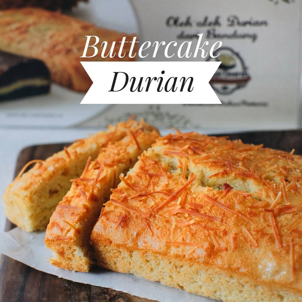 

DURIAN BUTTER CAKE BOLU MENTEGA BELAH DOEREN BANDUNG HITS KEKINIAN SALE PROMO BEST SELLER