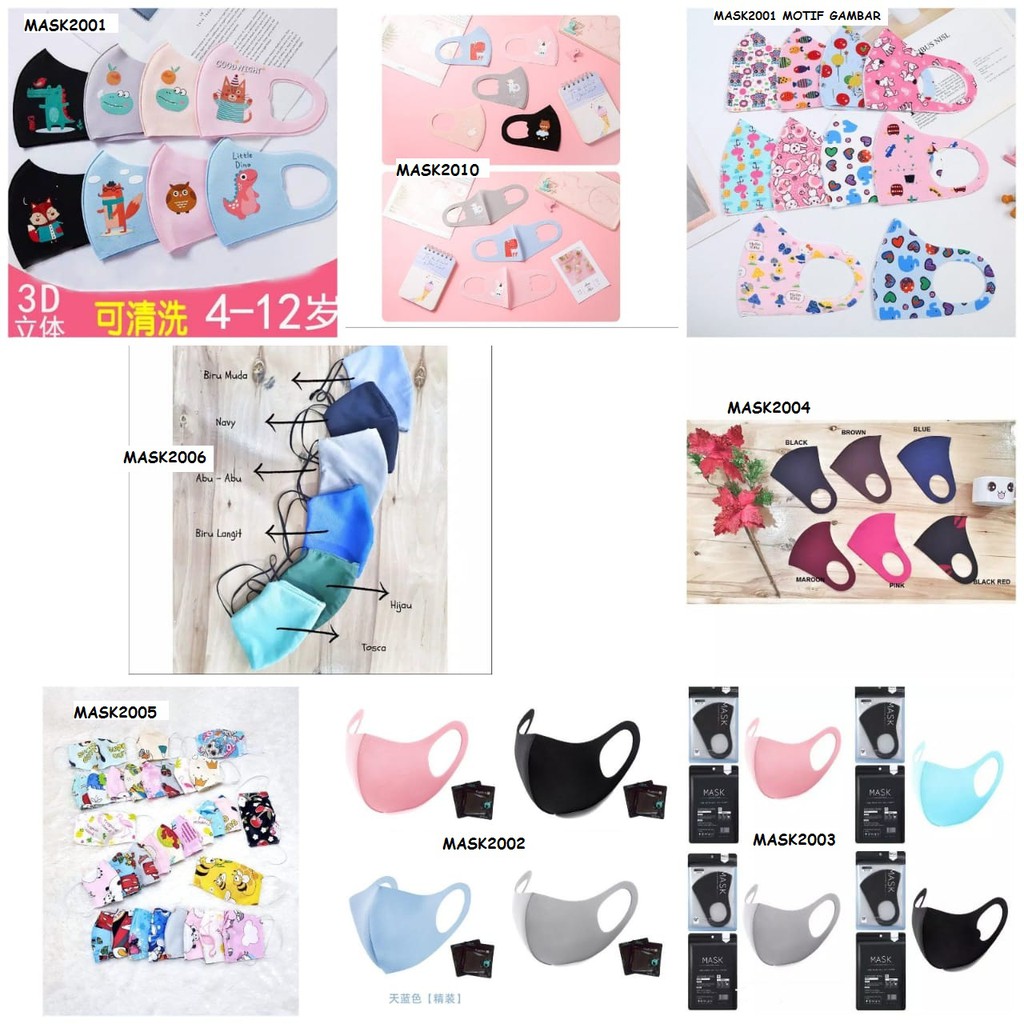 Minipetite | Masker Anak Import | Masker Dewasa | Masker scuba | Masker Kain