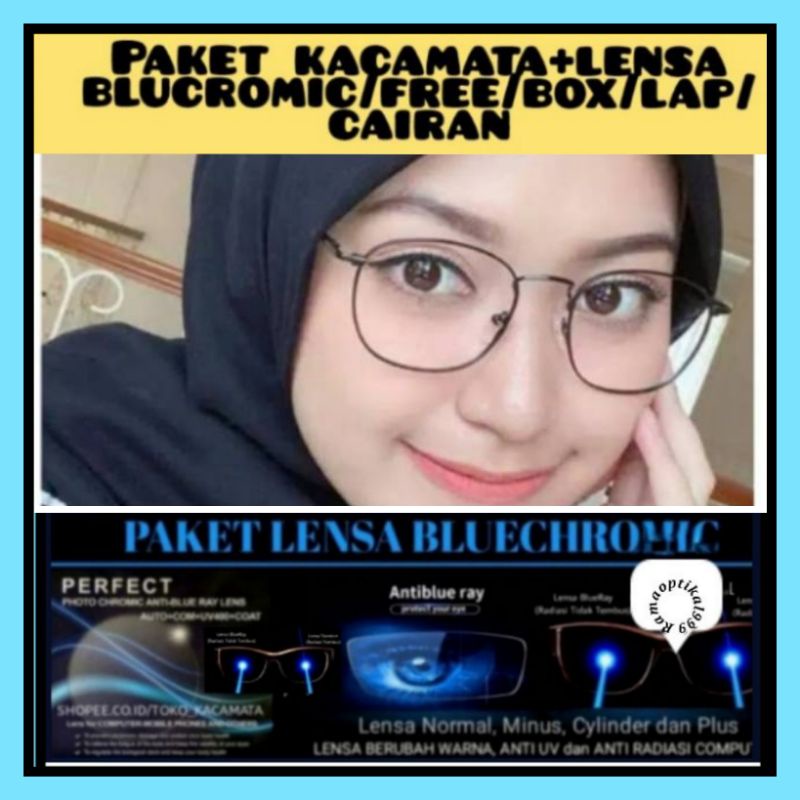 Kacamata  8261 photocromic / kacamata antiradiasi / kacamata fsahion /