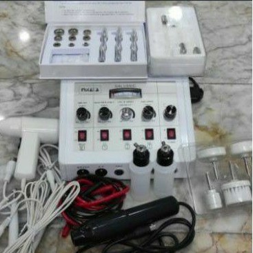 Alat Facial 6in1 Microdermabrasi HF Vacum Oxispray Galvanik