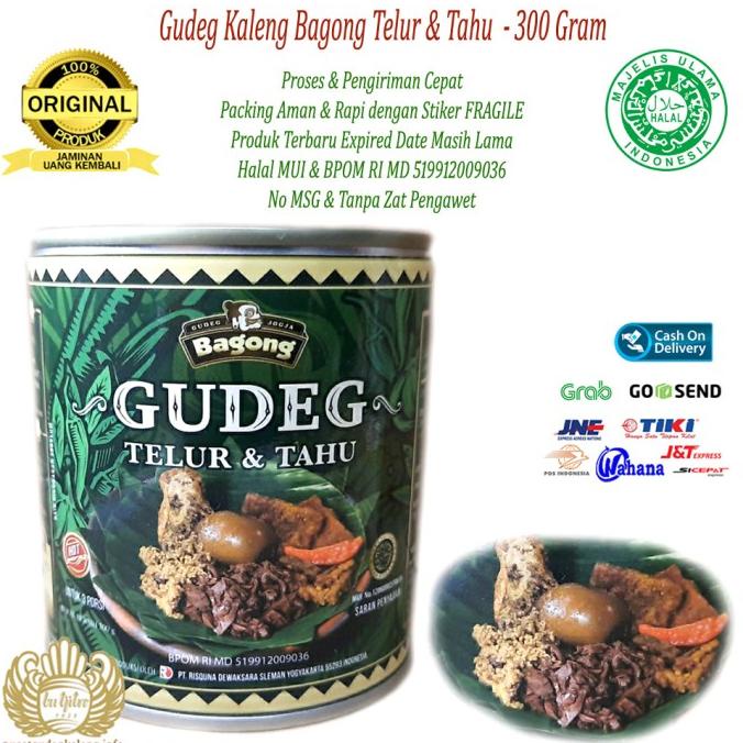 

[COD] Gudeg Kaleng Bagong Telur & Tahu Khas Jogja [COD]