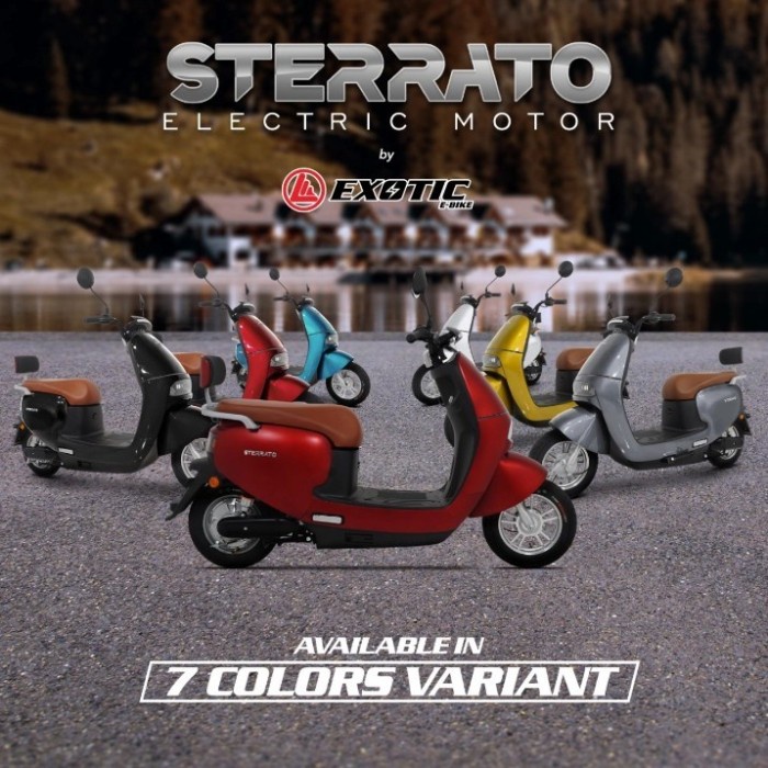 SEPEDA MOTOR LISTRIK EXOTIC STERRATO BY PACIFIC BIKE