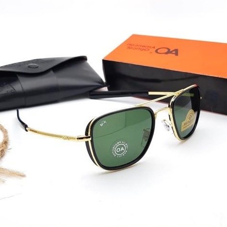 KACA MATA GAYA HITAM AO SKYMASTER 54 FASHION LENSA KACA ASLI 100% TREND SUNGLASSES - BEST SELLER KAC