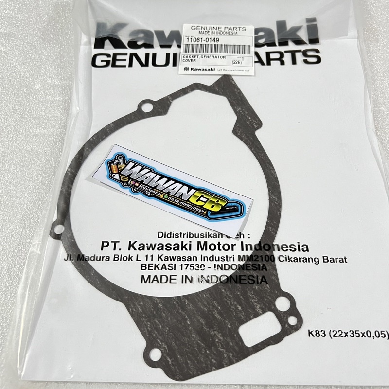 Packing kiri Ninja R SS RR original KGP 11061-0149