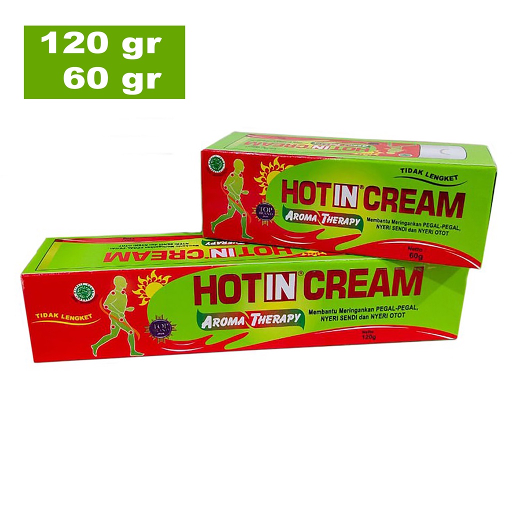 Bisa COD Hot In Cream Aromatherapy Kemasan Tube 60 gr &amp; 120 gr - Hotin Cream Aromatherapy