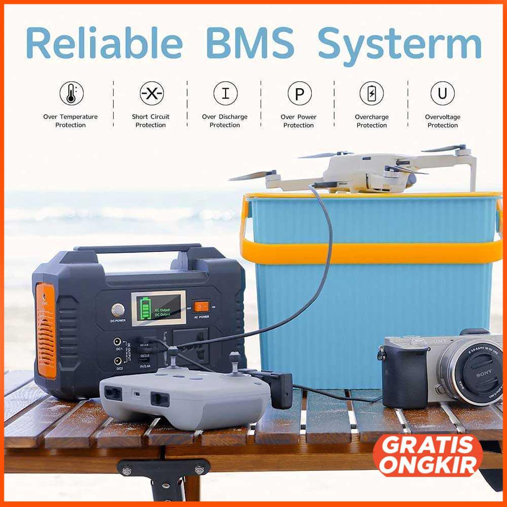 Power Supply Station Solar Generator 200W 40800mAh - E200