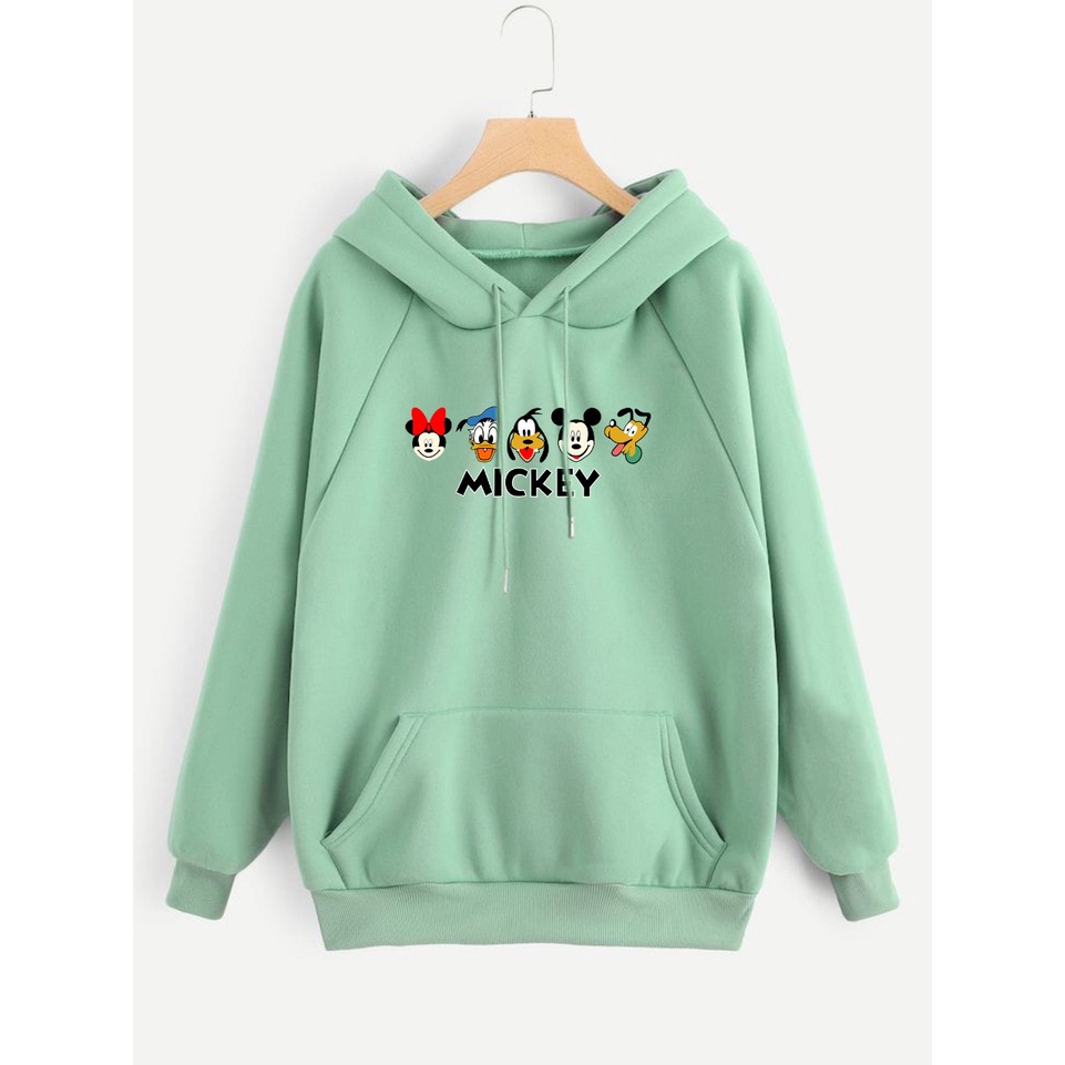 Sweater WANITA MICKEY Hoodie Sweater Fleece Simpel Unisex