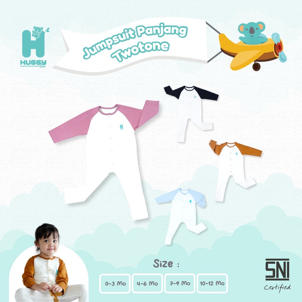Huggy boo - Jumpsuit Panjang Twotone