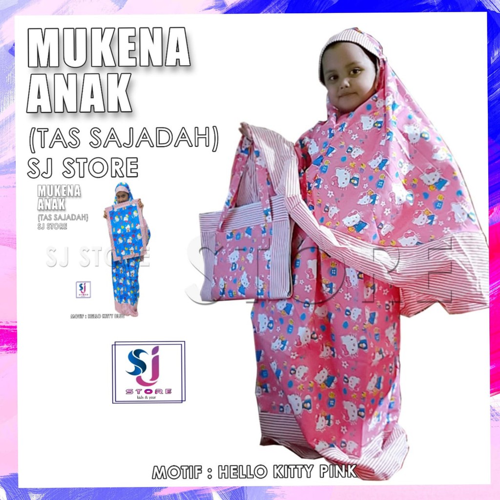 MUKENAH ANAK PEREMPUAN / MUKENA ANAK KARAKTER TERMURAH 1 - 10 TAHUN