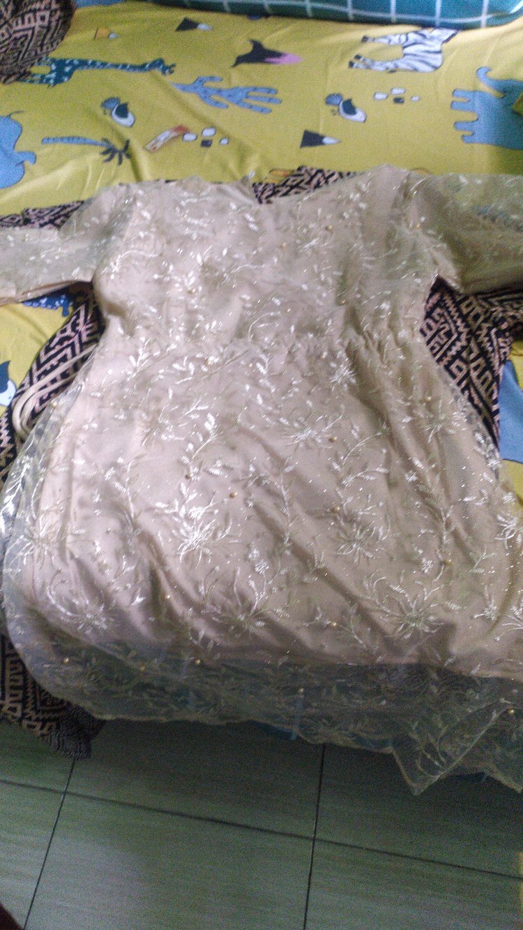 Ready Anak Cowok - Batik Couple Brokat Nyk Cinderella Tulle Tali Serut Free Selendang