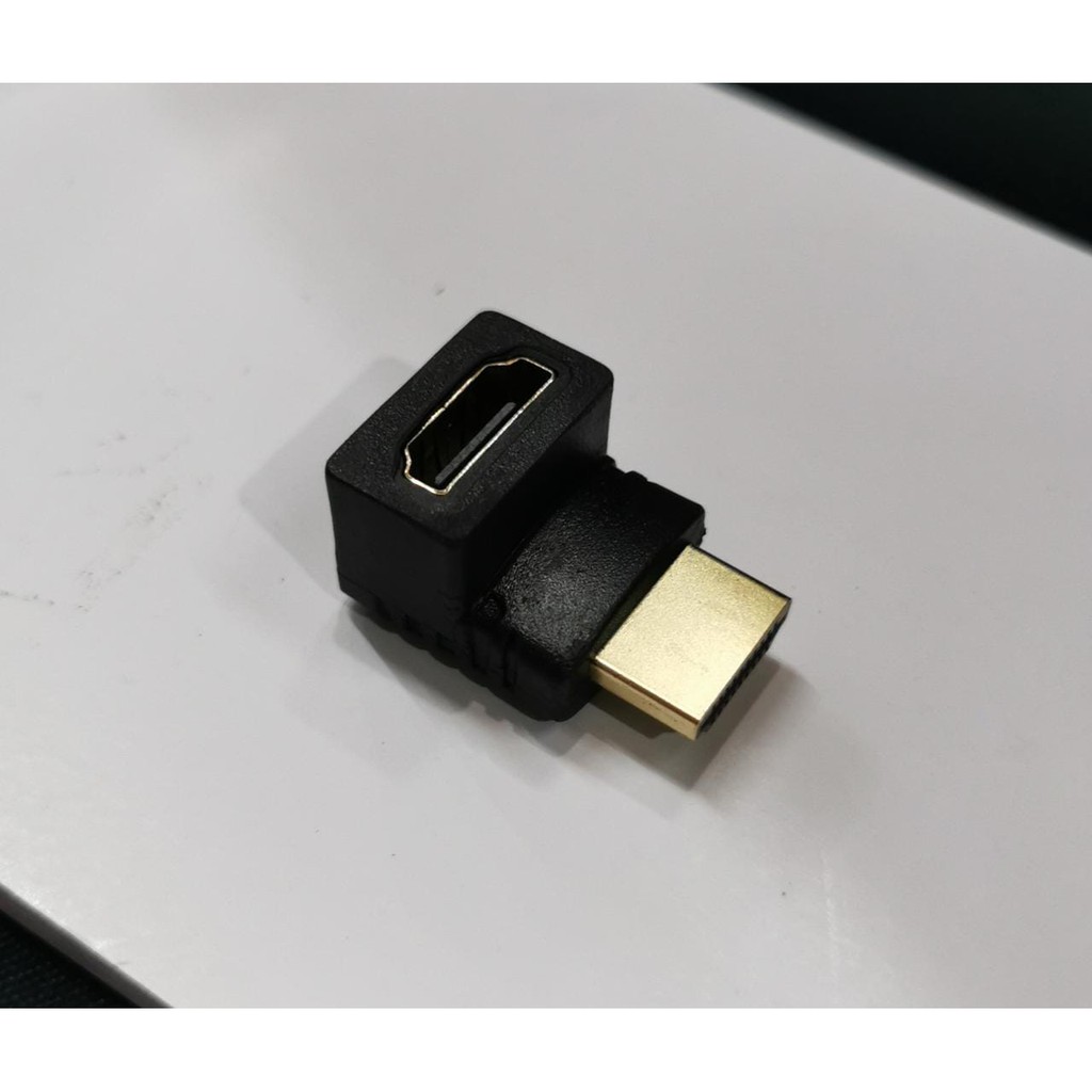 HDMI L CONNECTOR ADAPTOR MALE TO FEMALE KONEKTOR