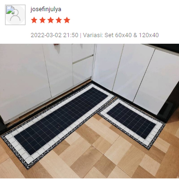 Alas Kaki Dapur Anti Slip Keset Dapur Anti Slip Karpet Dapur Panjang Anti Slip Keset Dekorasi Dapur Karpet Dapur Anti Slip Kitchen Keset Dapur Anti Slip Menyerap Air