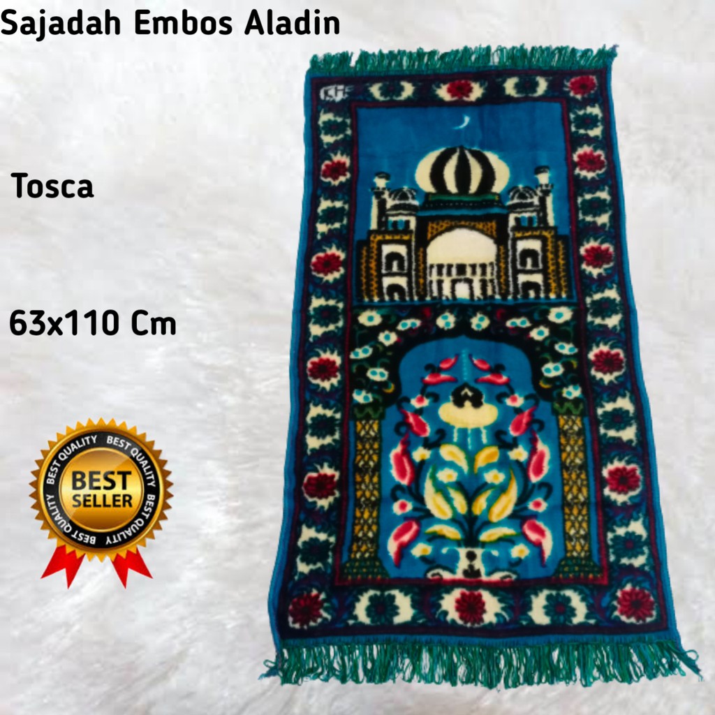 SAJADAH EMBOSS ALADIN LEMBUT/HARGA GROSIR/BEST SELLER/BISA BAYAR DI TEMPAT