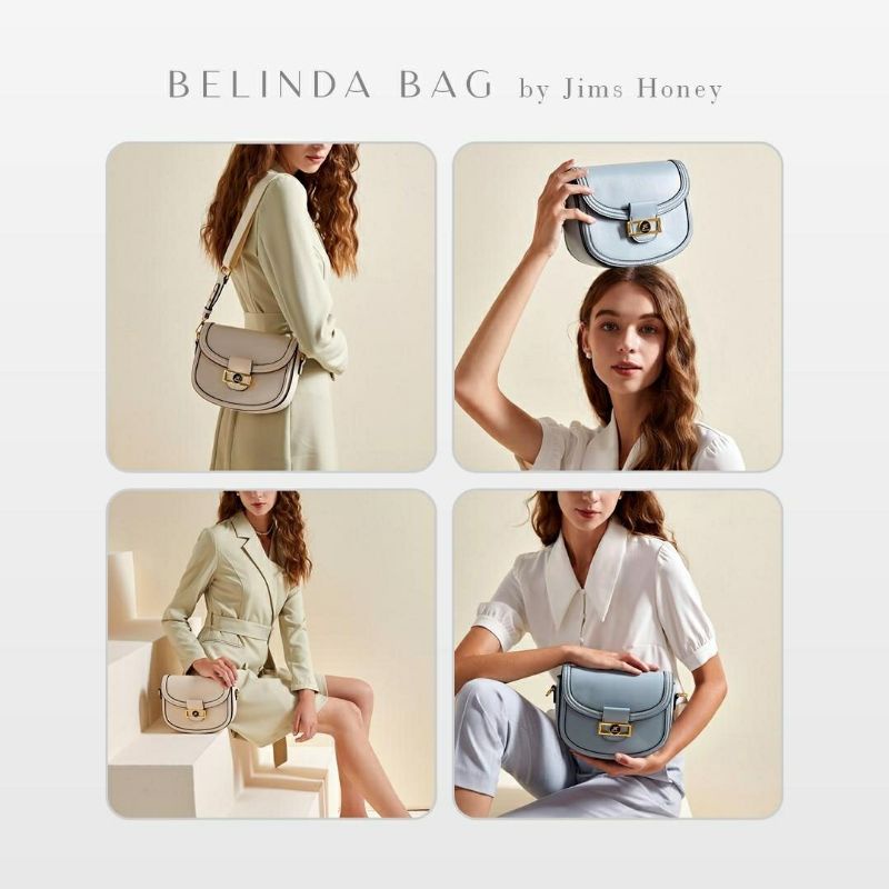 Belinda Bag JimsHoney Original Tas Selempang Wanita Realpic Cod Tas kulit sling bag official store