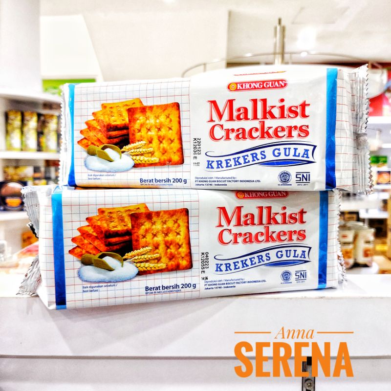 

KGONG GUAN MALKIST CRACKERS GULA 200 GR