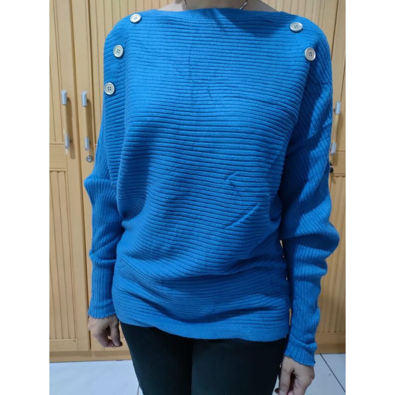 Batwing rajut Pinkdose