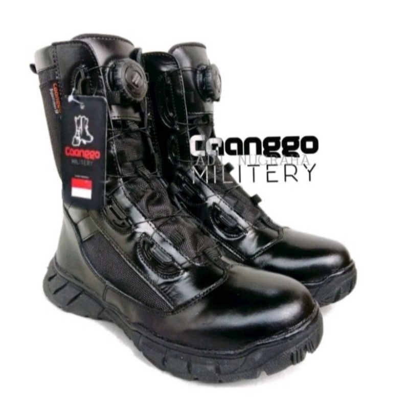 Sepatu pria tali putar pdl lacing system caanggo militery