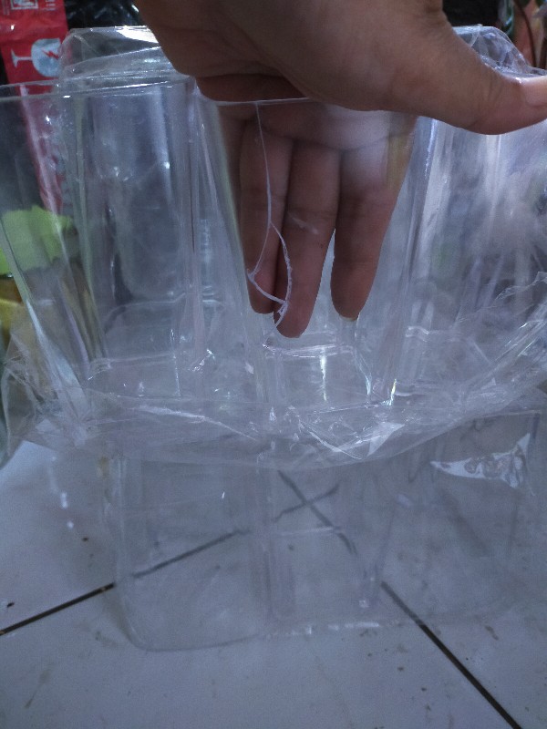 Gelas Persegi & Bulat Bening Bpa Free Bersertifikat Sni/gelas Mika Akrilik Bening Segi & Bulat