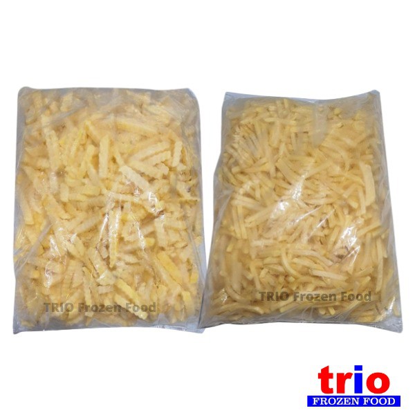 

AVIKO BARTS MYDIBEL French Fries Kentang Goreng Shoestring Straight Cut Crinkle Cut IMPORT 2,5kg