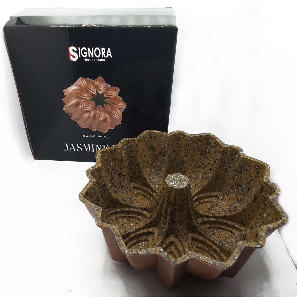 Loyang Signora Jasmine Pan Rose Gold - Loyang Cetakan Kue , Cake &amp; Bolu