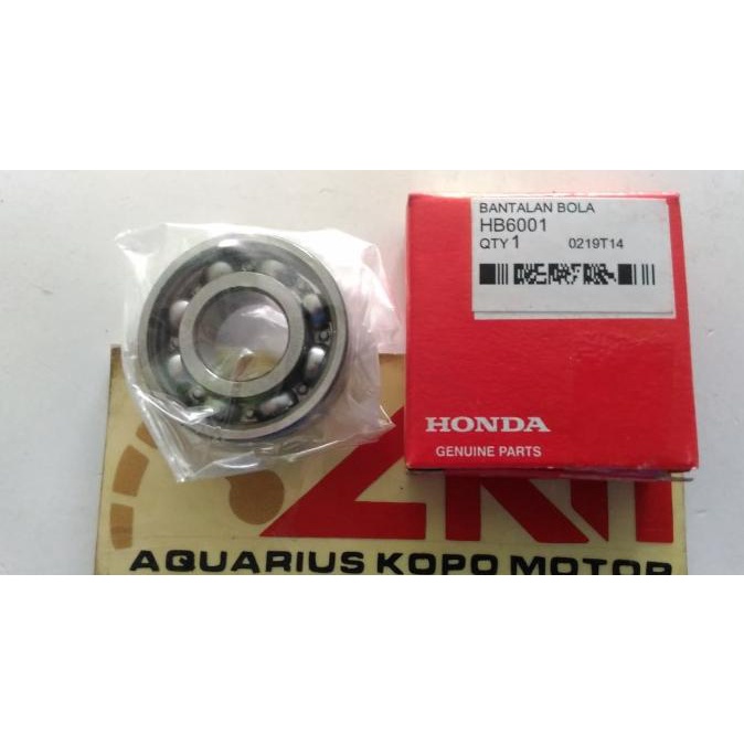 Bearing 6001 AHM Laher 6001 Bantalan Bola 100% Original Honda AHM akm6666 Ayo Order