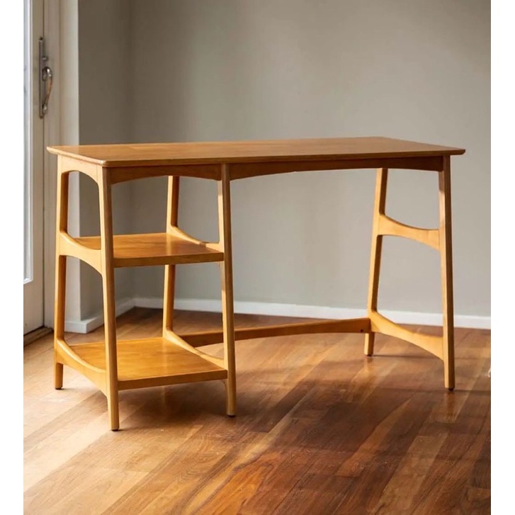 Meja Kerja Kayu Jati Minimalis/Meja Belajar Kayu jati