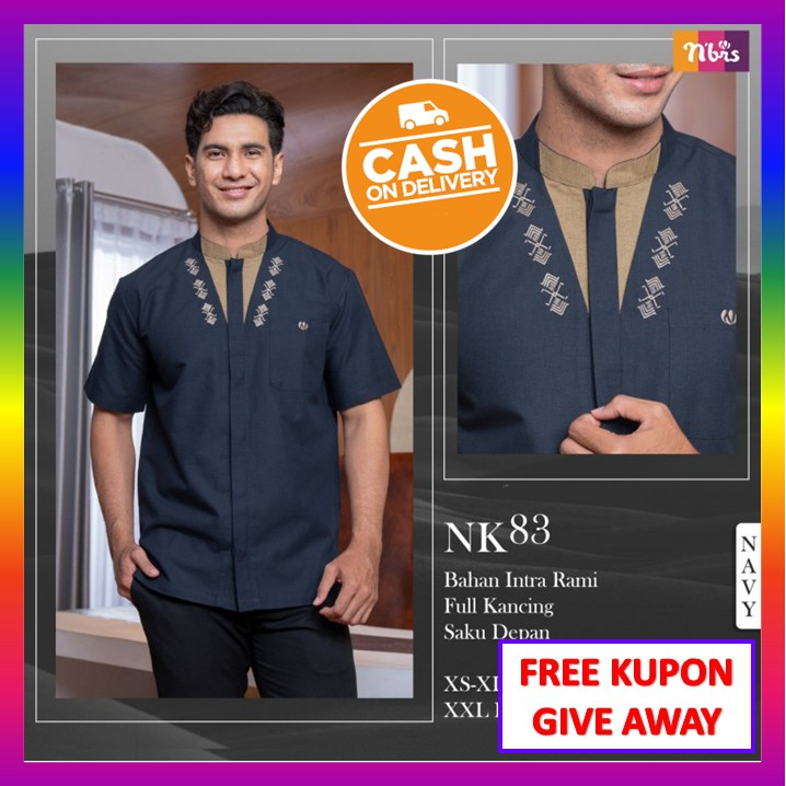 Koko Nibras Dewasa Lengan Pendek Terbaru 2021 Bahan Intrarani Adem Promo Baju Koko Pria Dewasa Moder