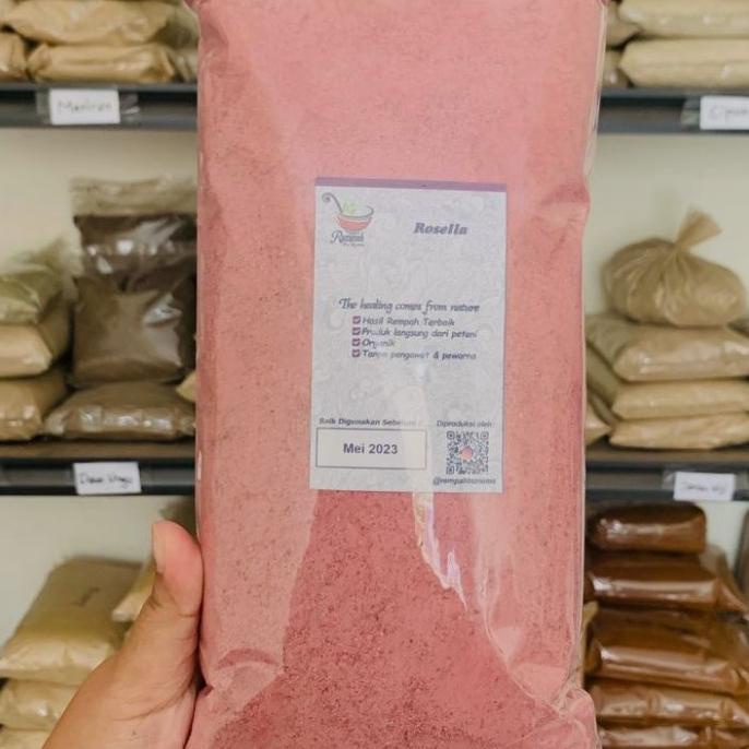 

[COD] BUNGA ROSELLA BUBUK / SERBUK ROSELLA 500 GRAM ASLI [COD]