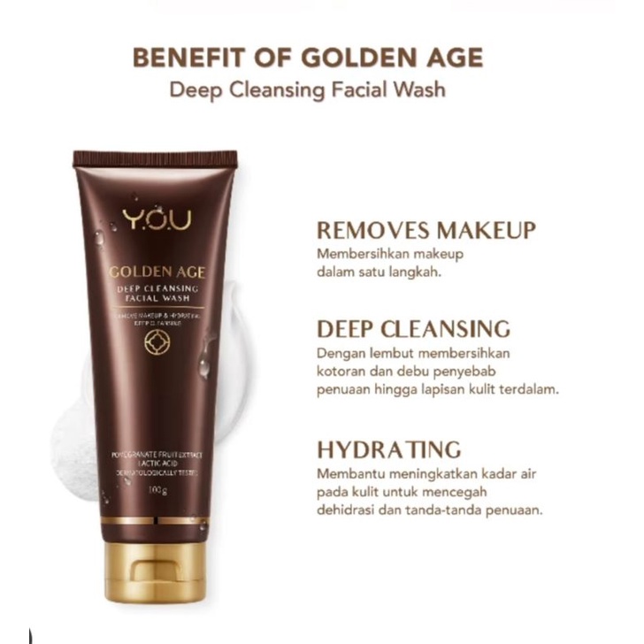 ☀️cahaya acc☀️facial wash golden age YOU