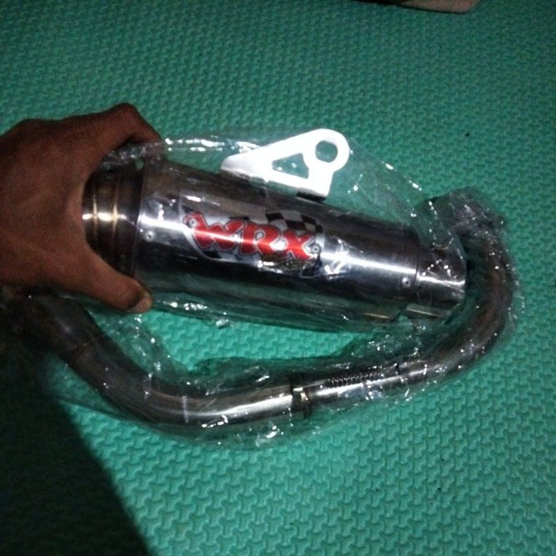 Knalpot racing wrx beat genio SCOPY VARIO 125 VARIO 150 PCX MIO SPORTY  MIO M3 AEROX NMAX LEXI XTRADE-Nmax old