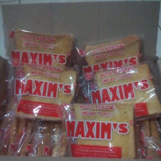 

Roti Kering Maxim Melba Toast Maxim's
