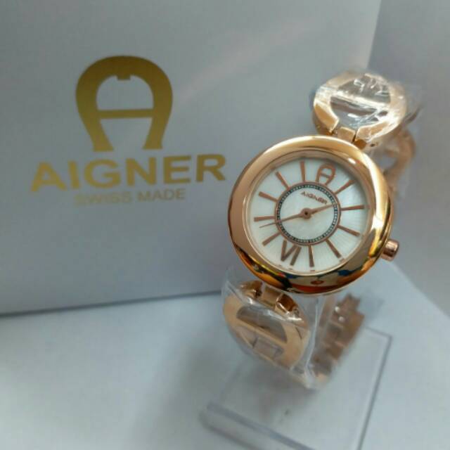 JAM TANGAN AIGNER GOLD DAN ROSEGOLD SUPER GRADE