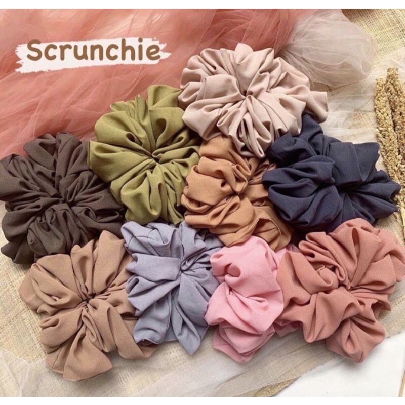 Ikat Rambut Cepol Hijab Scrunchie