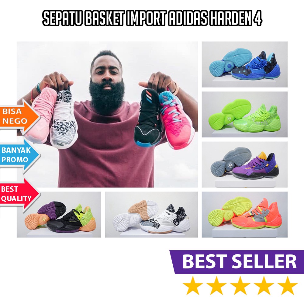 Sepatu Basket Adidas / Sneakers Basket / Sepatu Basket Adidas Harden 4