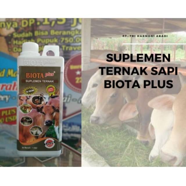 SUPLEMEN TERNAK BIOTA PLUS ( Khusus Ternak )