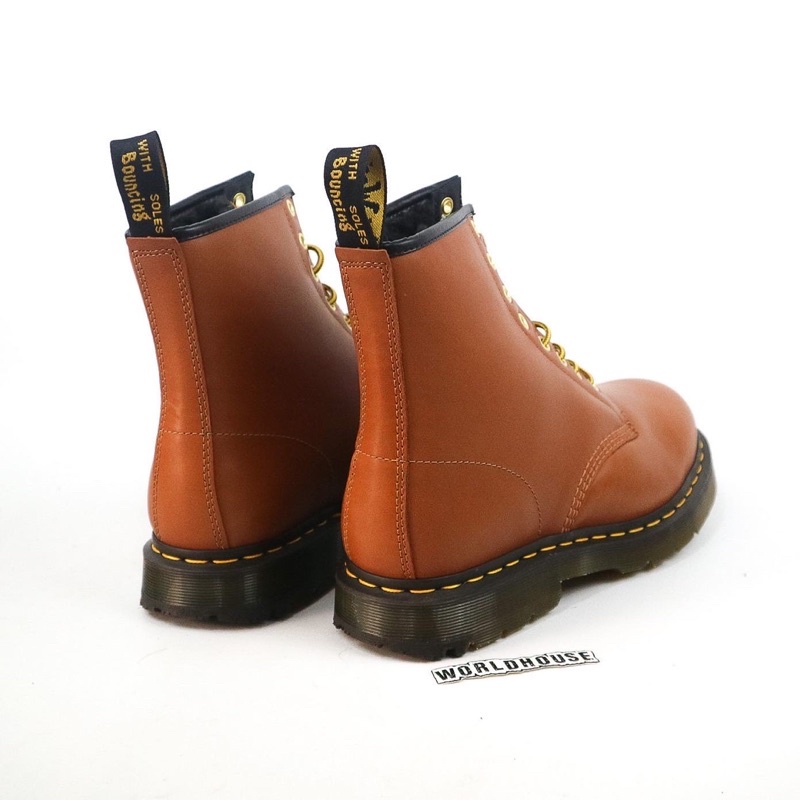 Dr martens 1460 wintergrip boots in blizzard WP leather