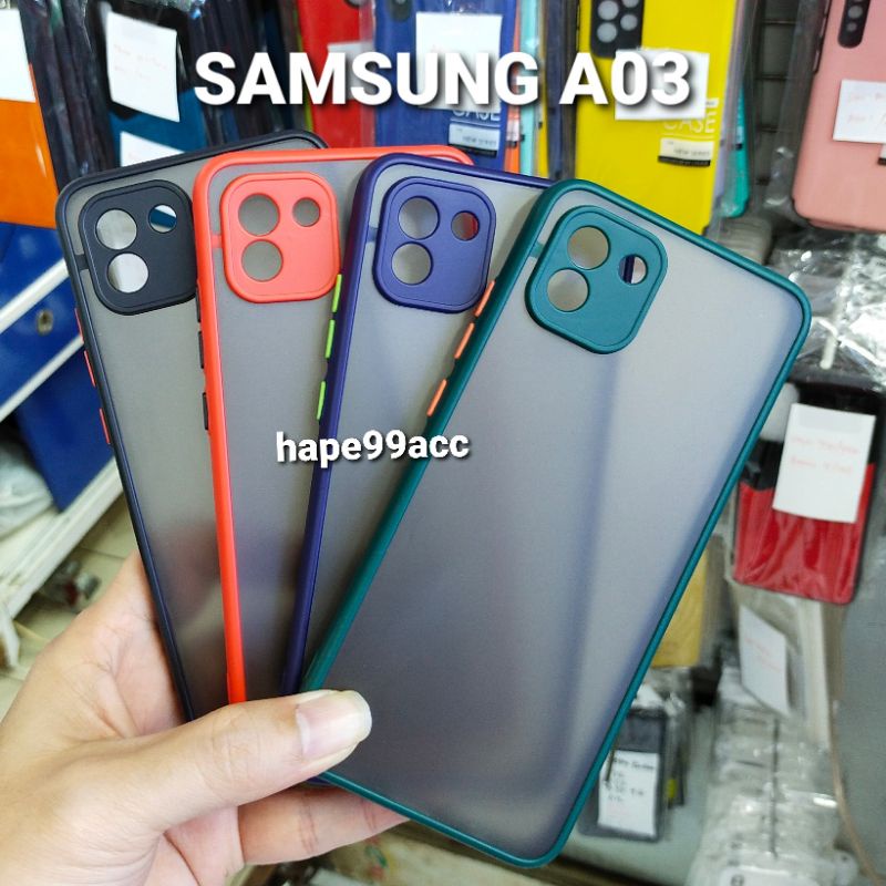 Samsung A03 A 03 case fuze dove doff matte colour warna